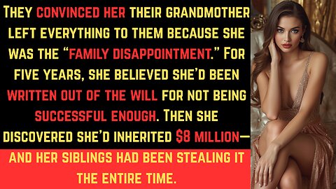 SIBLINGS STOLE HER $8M INHERITANCE FOR 5 YEARS UNTIL SHE DISCOVERED THE TRUTH