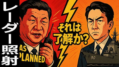 🤣中国レーダー照射と「事前通告」音声のハメられた情報戦！なぜ日本は演習を拒否できなかったのか？
