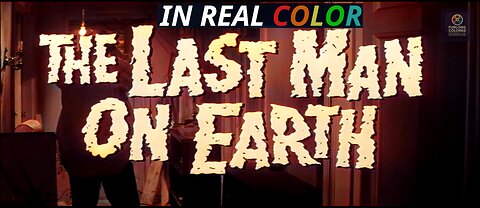🎬 The Last Man on Earth (1964) — In Real Color — Full Movie