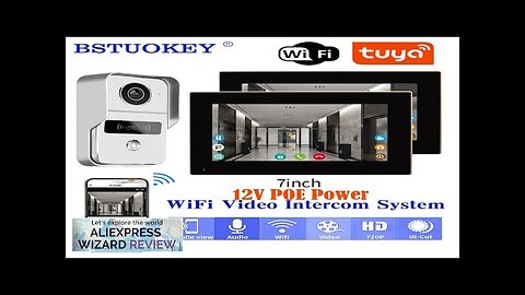 Tuya Smart App IP POE Video Intercom Wi-fi IR Video Door Phone Review