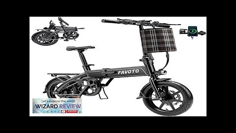 Favoto Aluminum Lightweight Folding Electric Bike 14" Ebike for Adults Review