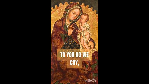 HAIL HOLY QUEEN, MOTHER OF MERCY #truth #jesus #christ #king #mary #joseph #ihs #church #bible #chri