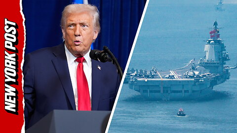 Trump shrugs off China's naval exercises near Taiwan