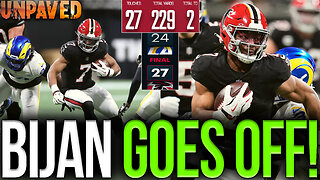 Bijan Robinson GOES OFF As Falcons Take Out Rams! | UNPAVED