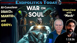 The Cosmic War between Soul-bearing Humans and AI-Conscious Dracos & Grays