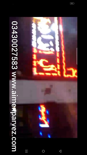 led scrolling signboard signage