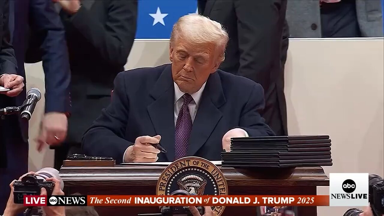 President Trump signed a host of executive orders