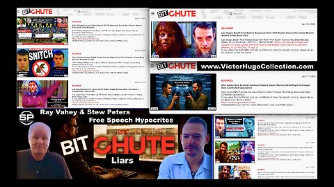 Project Pogo Ray Vahey Stew Peters Pretend To Champion Free Speech As Both Censor Victor Hugo Videos