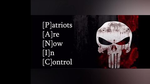 Patriots Are Now In Control = PANIC 