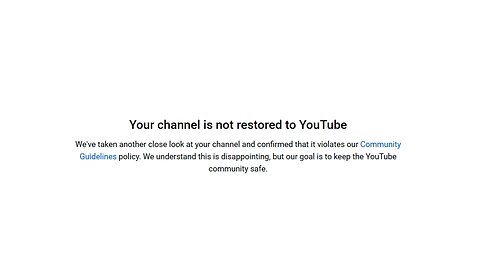 My second youtube channel got banned. [FOR NO REASON AT ALL]