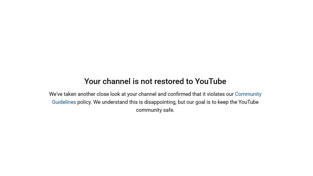 My second youtube channel got banned. [FOR NO REASON AT ALL]