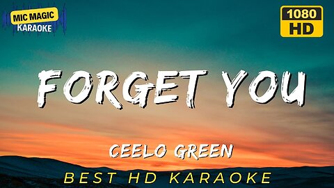 FORGET YOU - CEELO GREEN (HD KARAOKE VERSION)