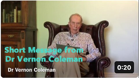 Short Message from Dr Vernon Coleman