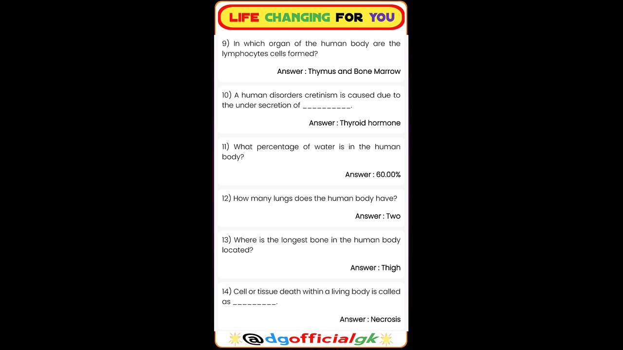 gk question and answers