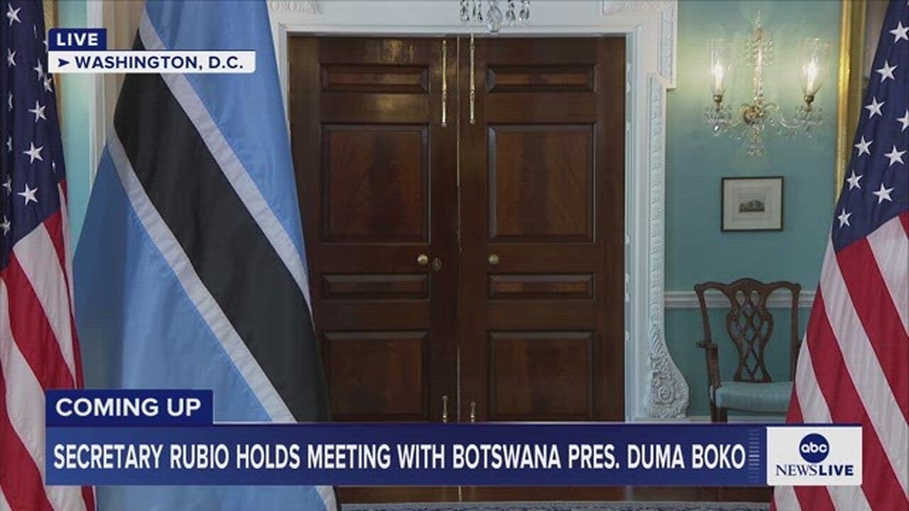 Secretary Rubio holds meeting with Botswana Pres. Duma Boko