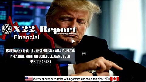 Ep. 3543a - [CB] Warns That Trump’s Policies Will Increase Inflation, Right On Schedule, Game Over