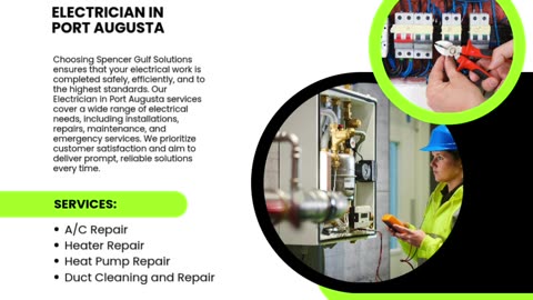 Trusted Electrician in Port Augusta for Residential and Commercial Services