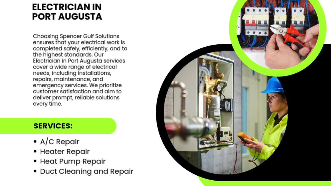 Trusted Electrician in Port Augusta for Residential and Commercial Services