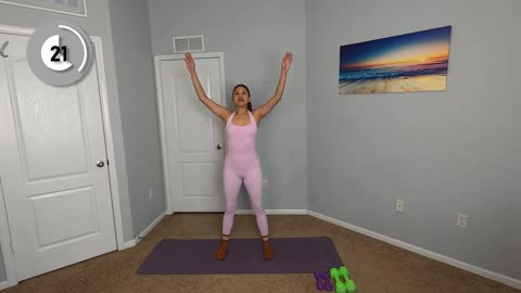 30 Min Full Body HIT Workout for All Levels ⧸⧸ Pilates x Strength with Dumbbells at Home Exercise