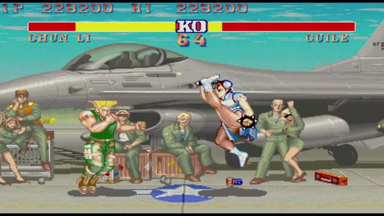 Chun Li vs Guile