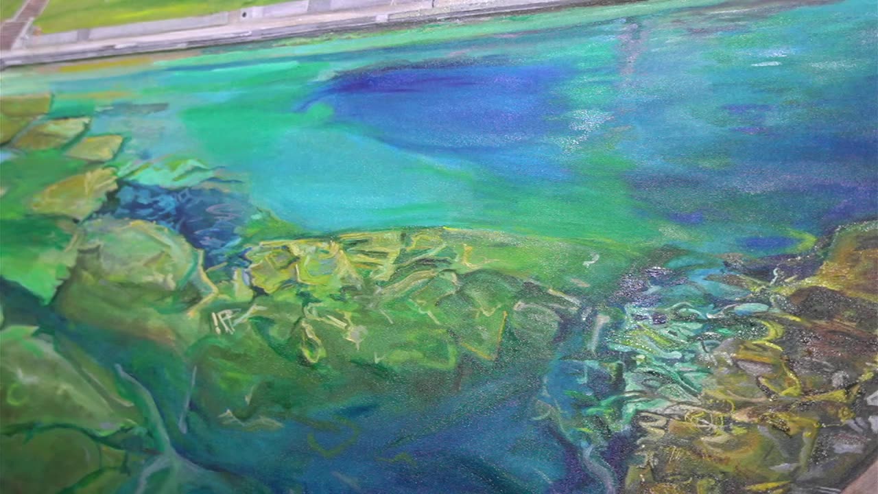 Barton Springs Pool The Larger Painting