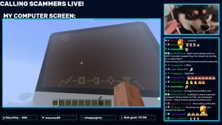 LIVE! Scammer VS Minecraft Computer