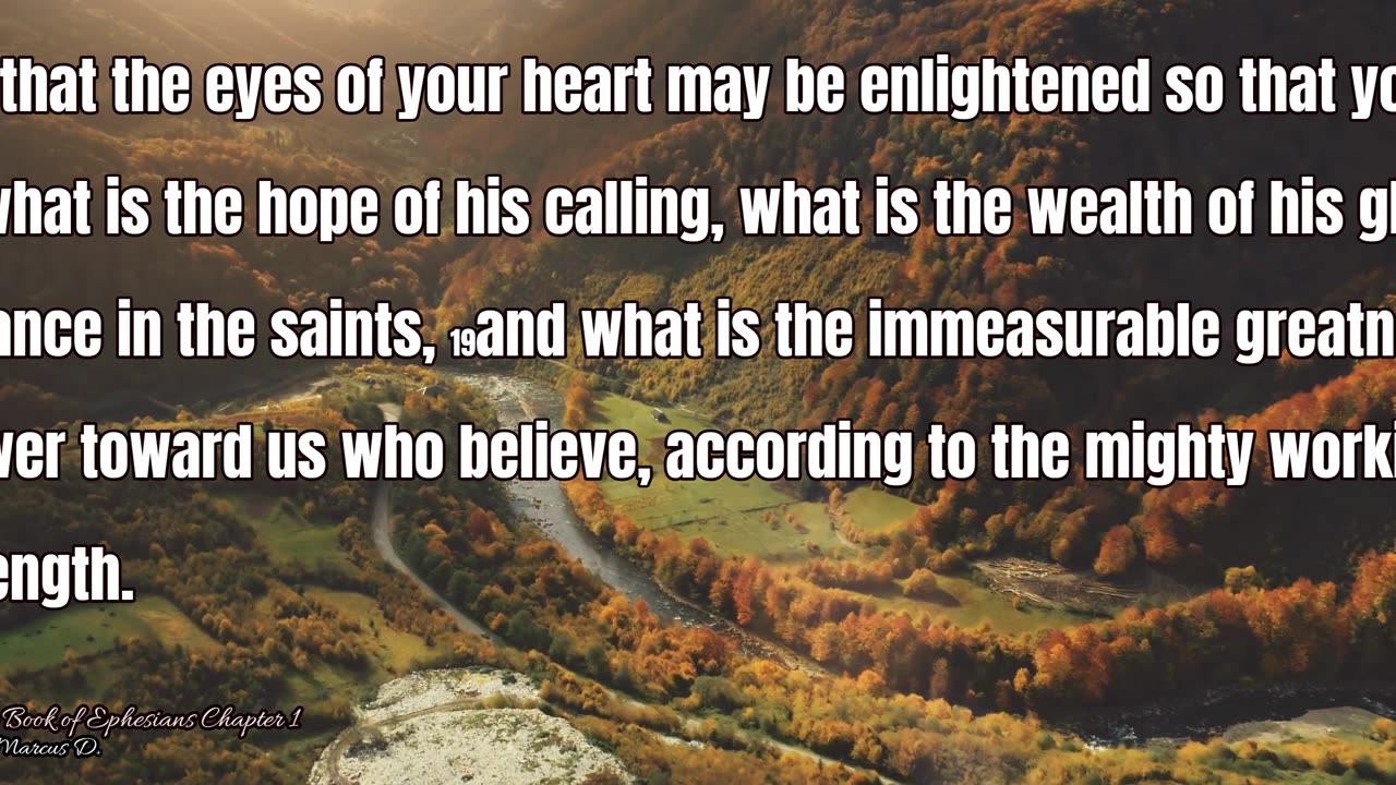 The Book of Ephesians Chapter 1