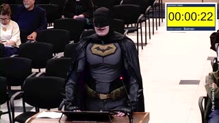 'Batman' argues against help for ICE at US city council meeting