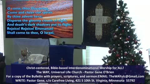 The WAY, ULC with Pastor Gene and Rebecca #365