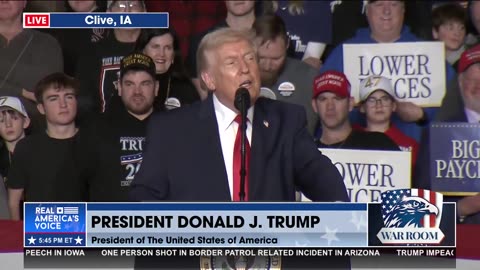 AGITATORS ARE REMOVED DURING PRESIDENT TRUMP’S SPEECH