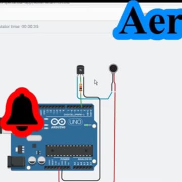 I Made Crazy Vibration Motor #Arduino Circuit on #Tinkercad #AeroArduino