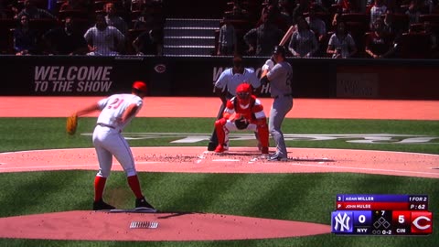 MLB The Show: Cincinnati Reds vs New York Yankees (S8 G50)