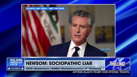 NEWSOM A SOCIOPATHIC LIAR?