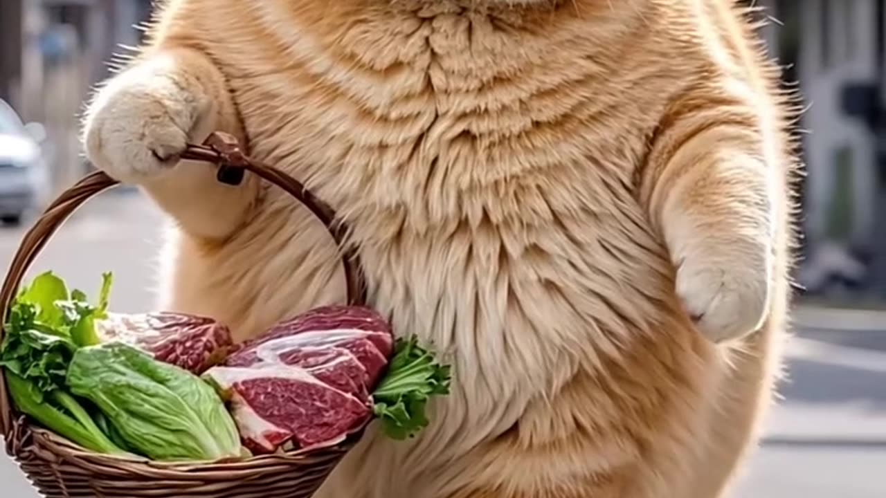 Cat cooking food 🥰🥰🥰