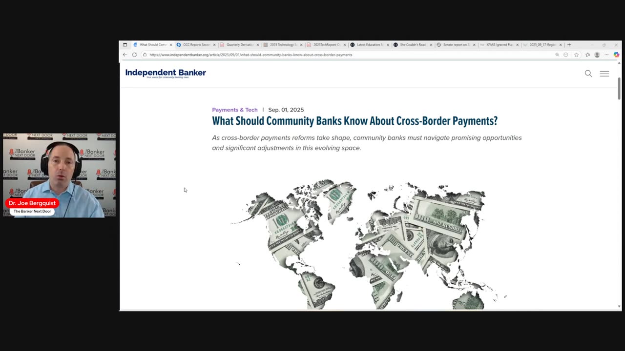 How should banks deal with cross-border payments?