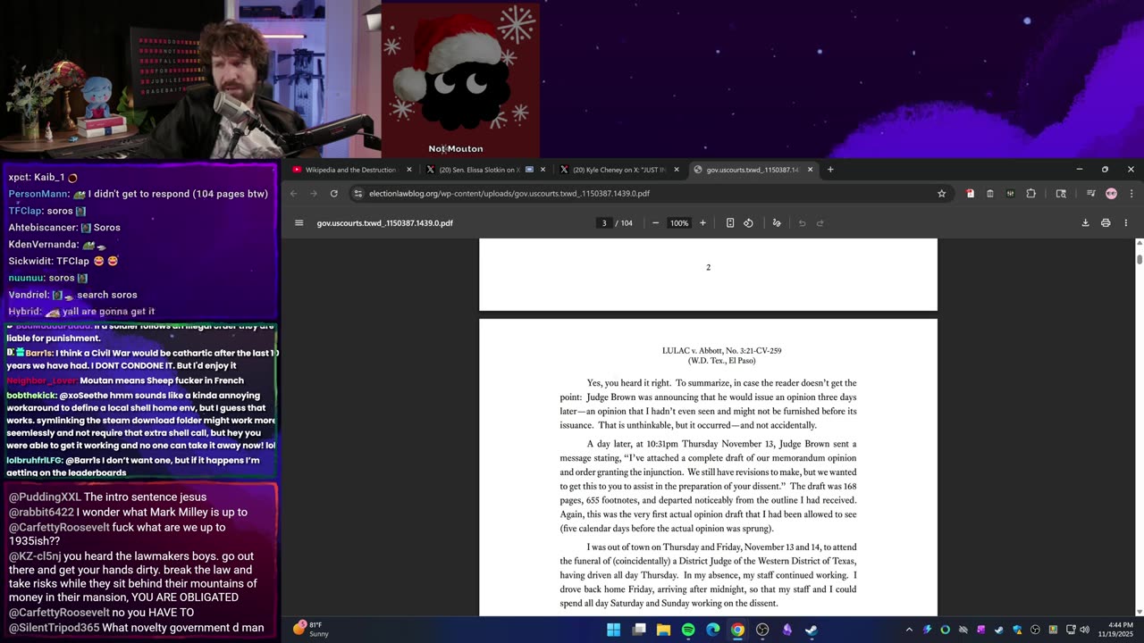 [Mirror] Destiny YouTube Stream