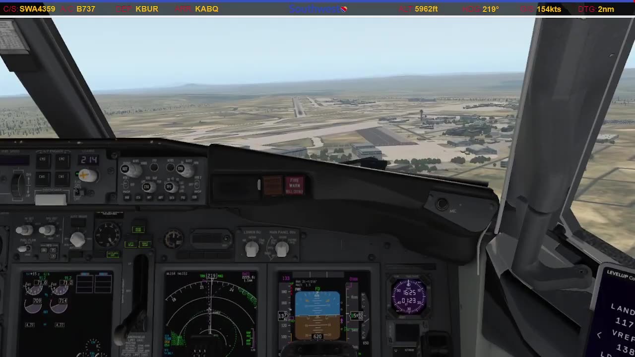 Landing in Albuquerque (KABQ)