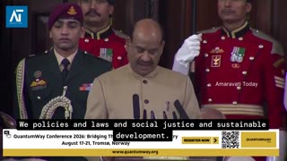 Modi at Constitution Day: Historic 76th Anniversary Celebration | Amaravati Today