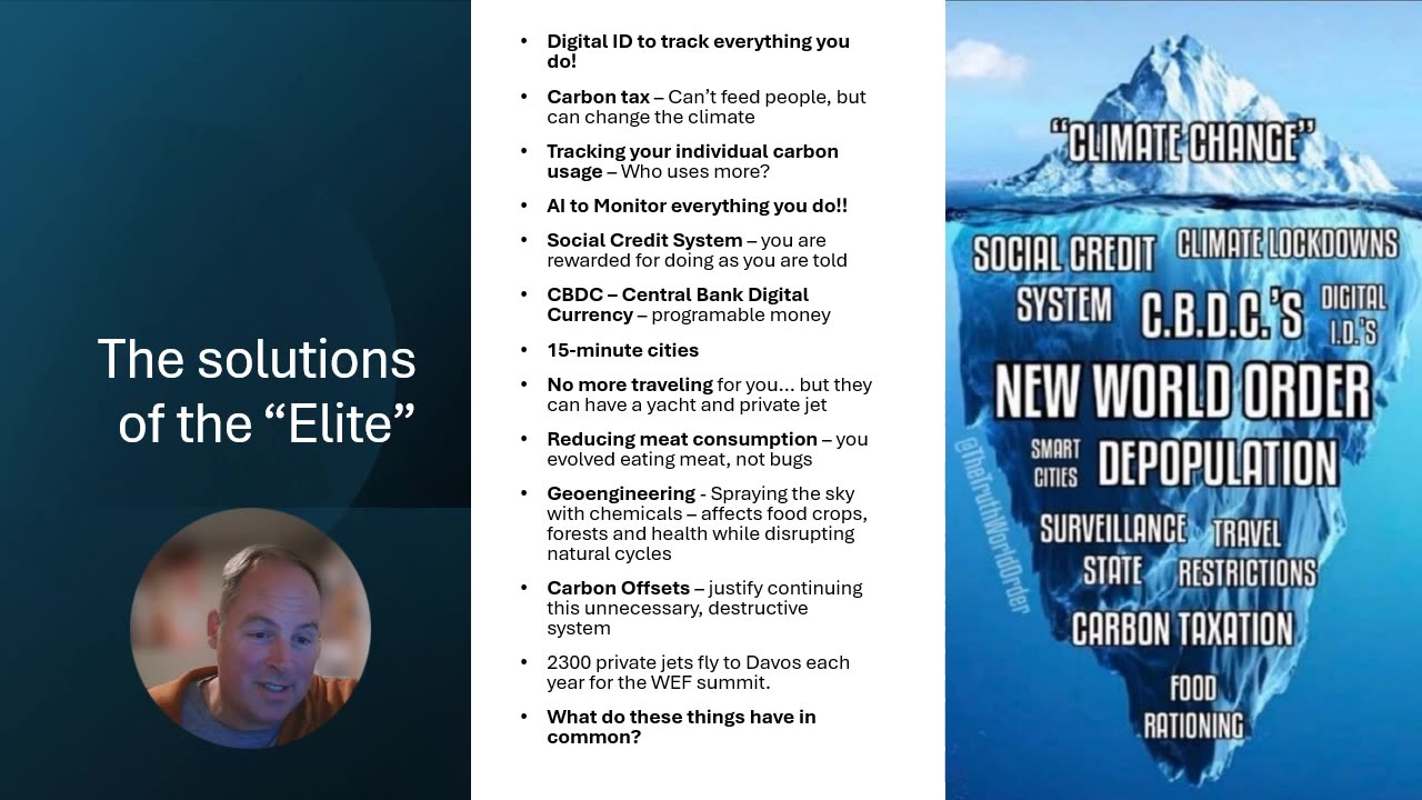 Climate Change or Control Agenda Presentation
