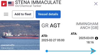 Ship Collision off Coast of England Navigational data shows some strange things.