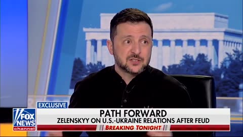 Bret Baier Asks Zelenskyy if His Relationship With President Trump Can be Salvaged