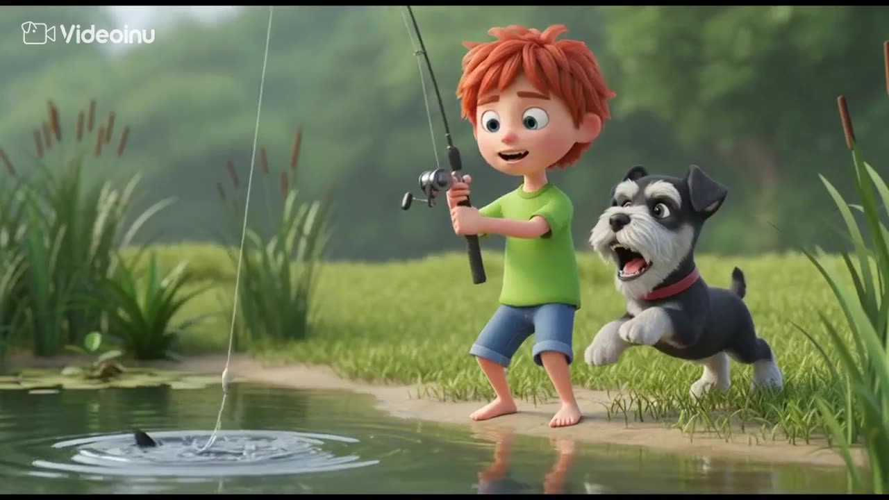 Rusty & Sprout go fishing