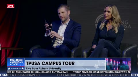 POTUS CALLS INTO TPUSA EVENT