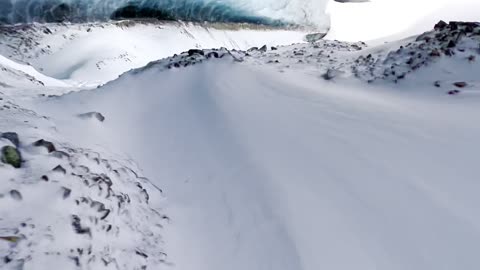 Exploring the Untouched Backcountry of an Alaskan Glacier