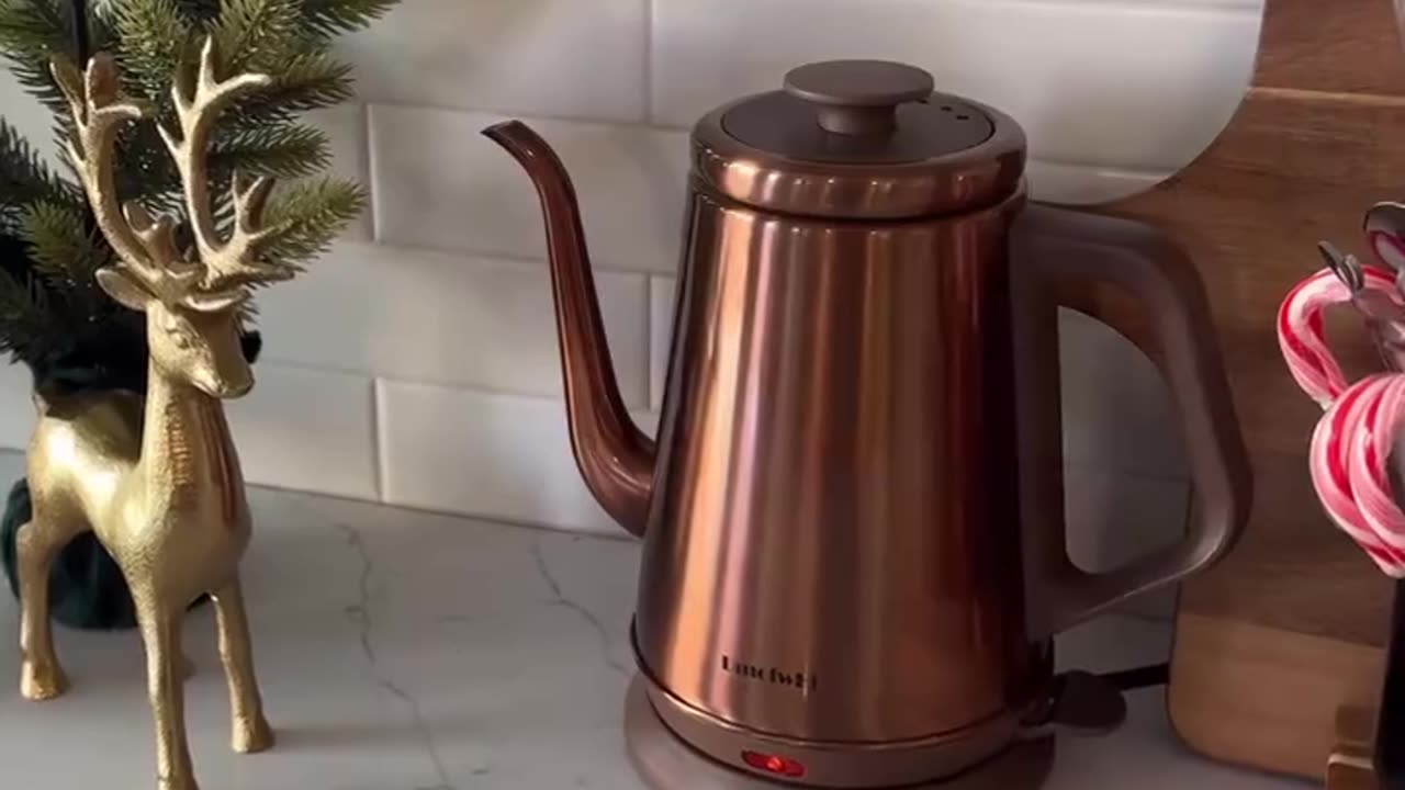 Gooseneck Electric Kettle ☕ Precise Pouring Made Easy