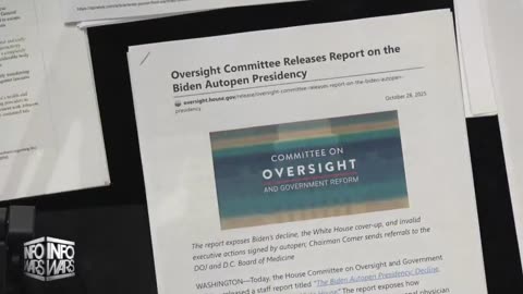 BREAKING: House Oversight Committee Finds Biden’s Autopen-Signed Actions “Illegitimate”