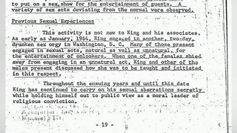 Old MLK Files From Government Archives ( Truth Or Smear )