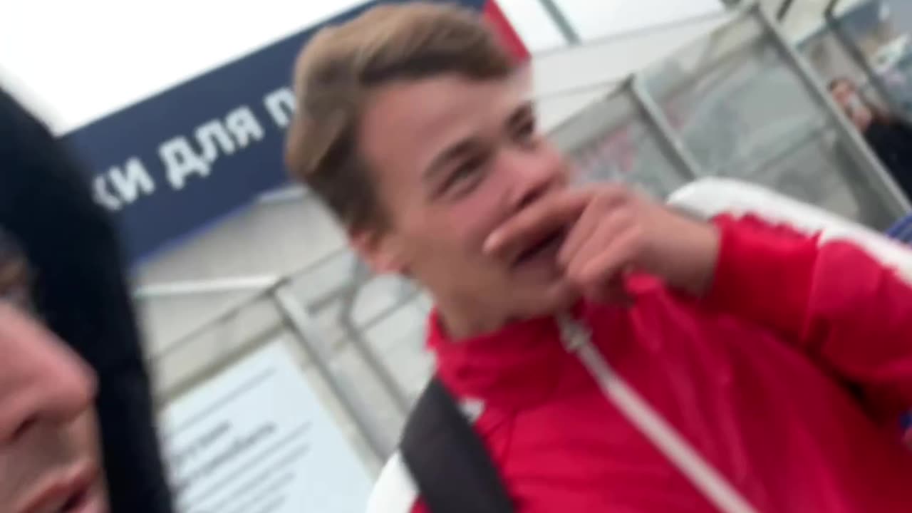 Guy Stands Close To Burning Car