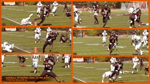 Prototype 458: Buffalo State's Rich Pete 20yd TD run vs Salisbury