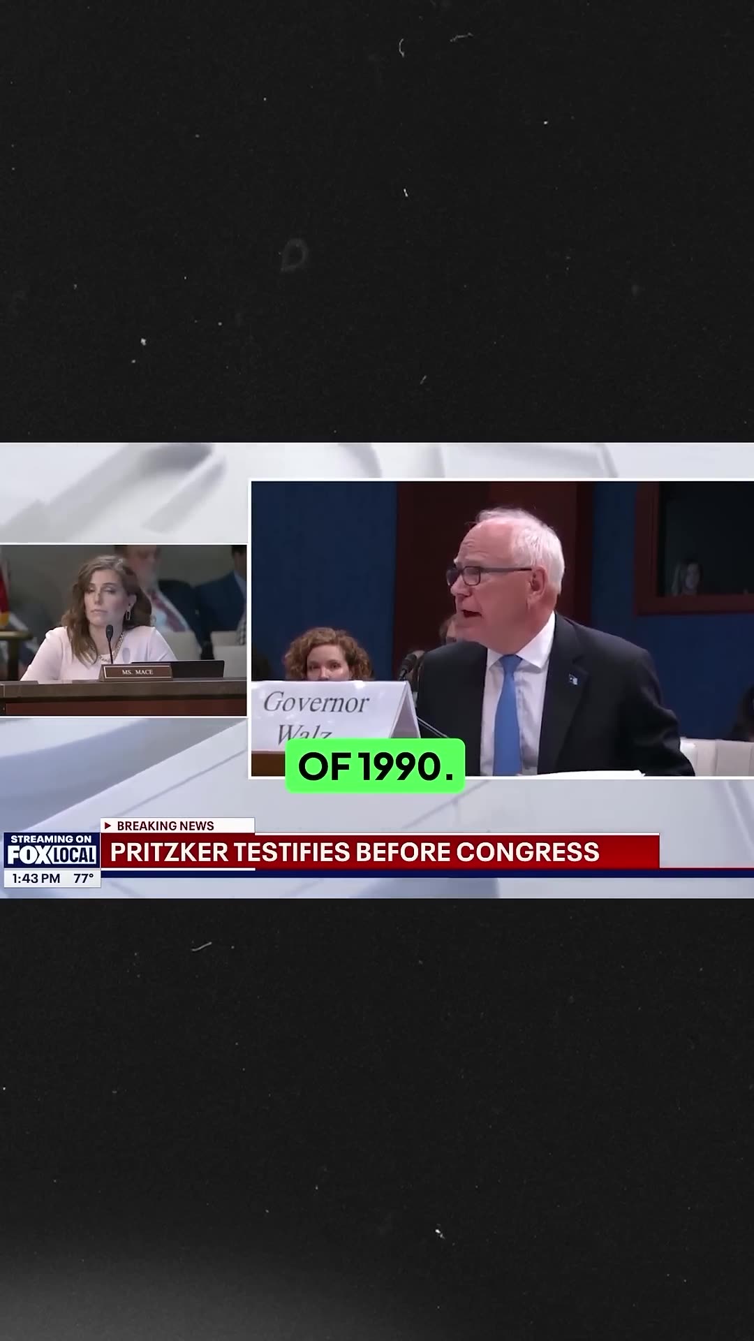 Watch Tim Walz Lose His Cool as Republican Goes Off Script to Ask This